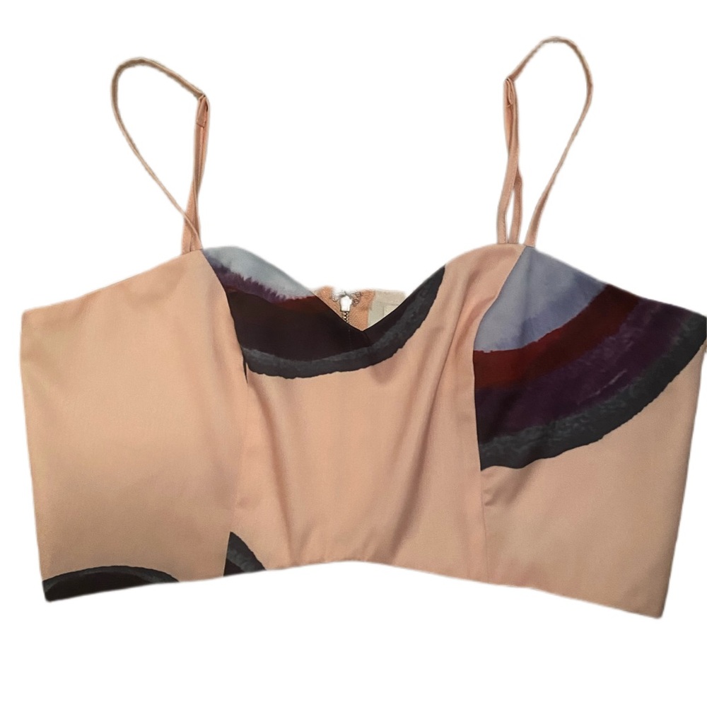 Silk Crop Top - New - Size M
